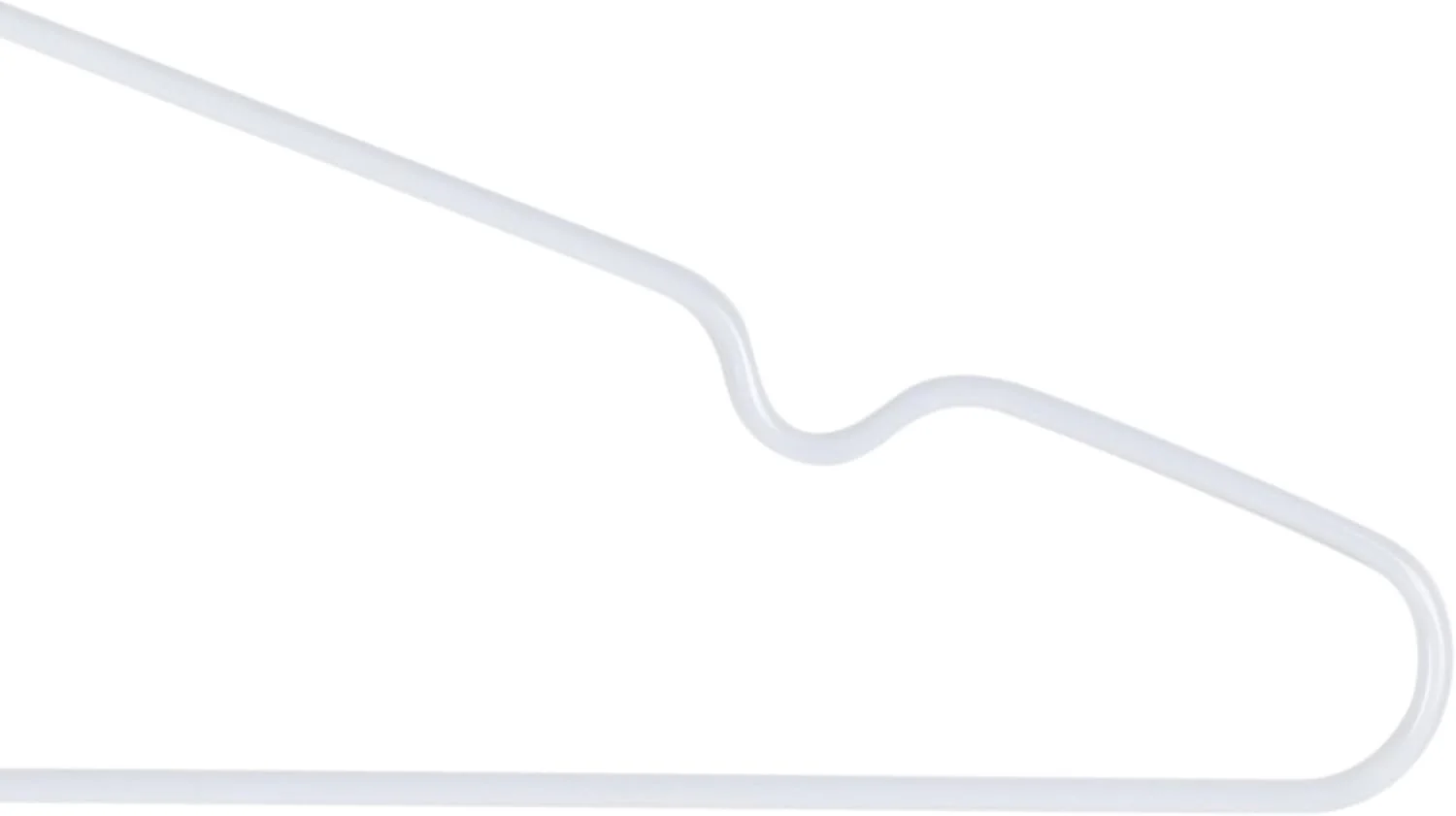 12pk White Flat Metal Hangers 12Pk Simplify - Image 4