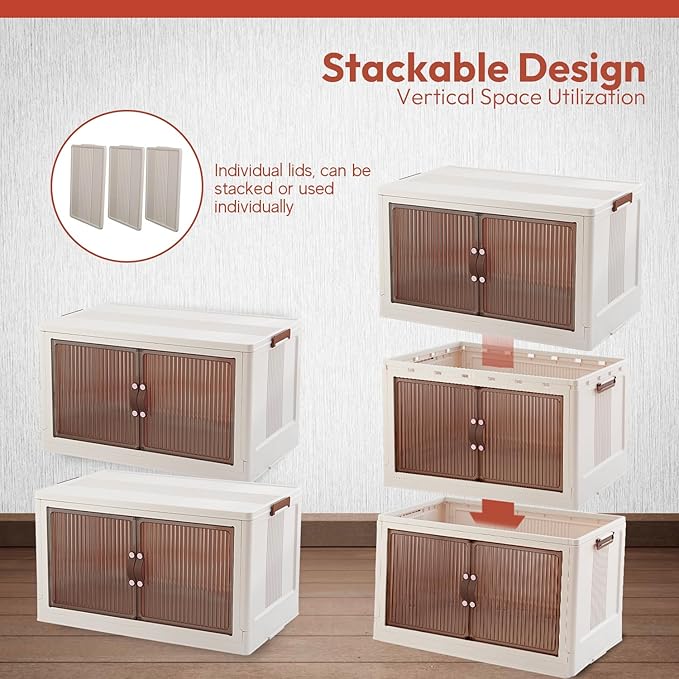 3 Layer Foldable Storage Cabinet 95QT Proktik - Image 4