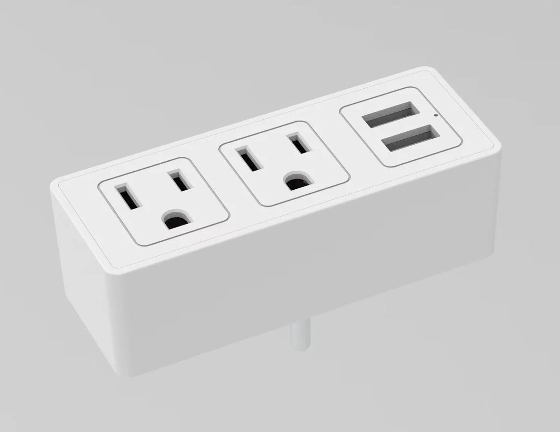 3 Plug With USB Outlet - Image 3