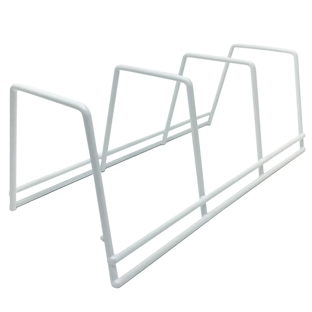 3 Section Plate Rack White