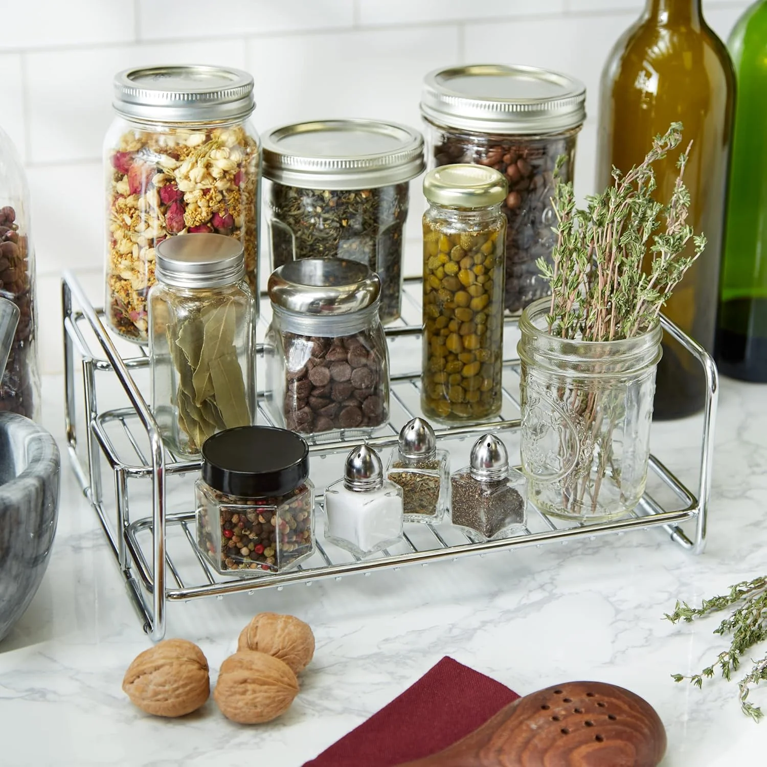 Can Storage Rack 3 Tier | Stainless Steel | Chrome | RSVP - Image 5