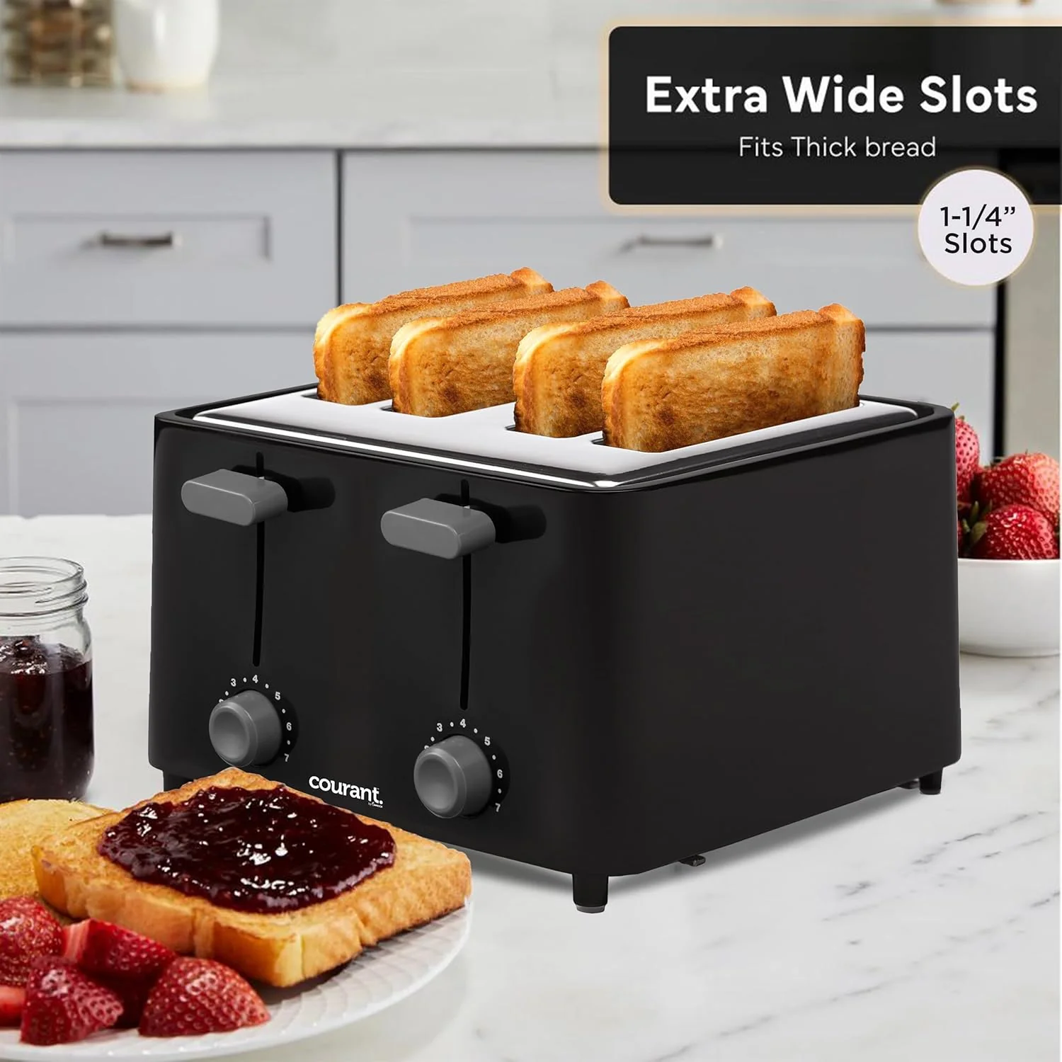 4 Slice Toaster Courant - Image 4