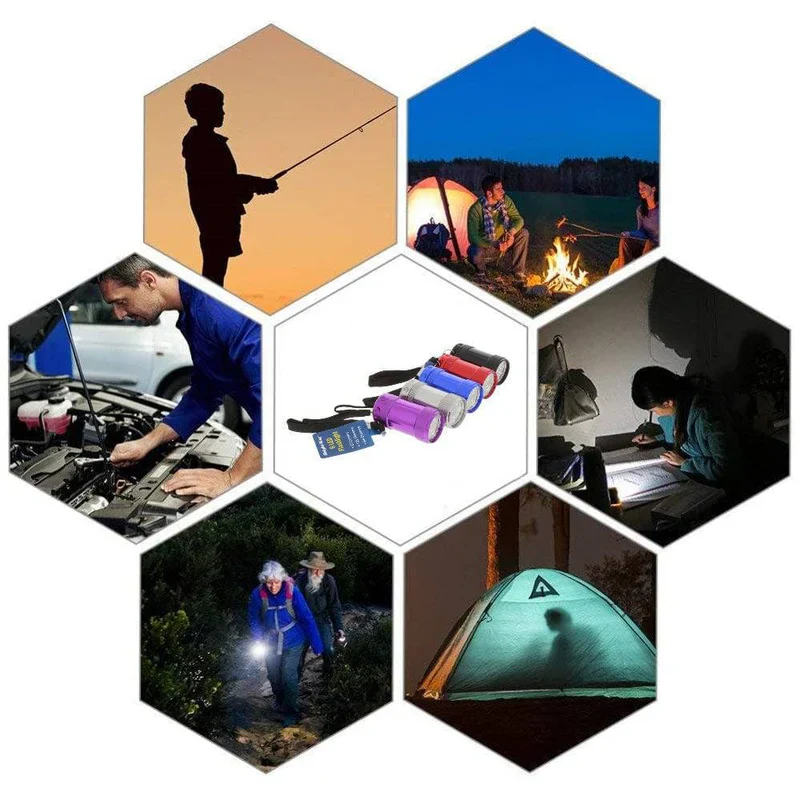 6 LED Flashlight Bright Way - Image 3