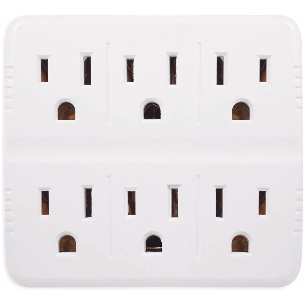 6 Outlet Wall Tap White Go Green
