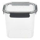 Airtight Food Container | Rounded Corner | Clear plastic | 135 oz/ 4L | Home Basics - Image 2