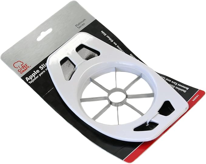 Stainless Steel Apple Slicer/Corer | 7"L x 5"W | White | Chef Craft - Image 3
