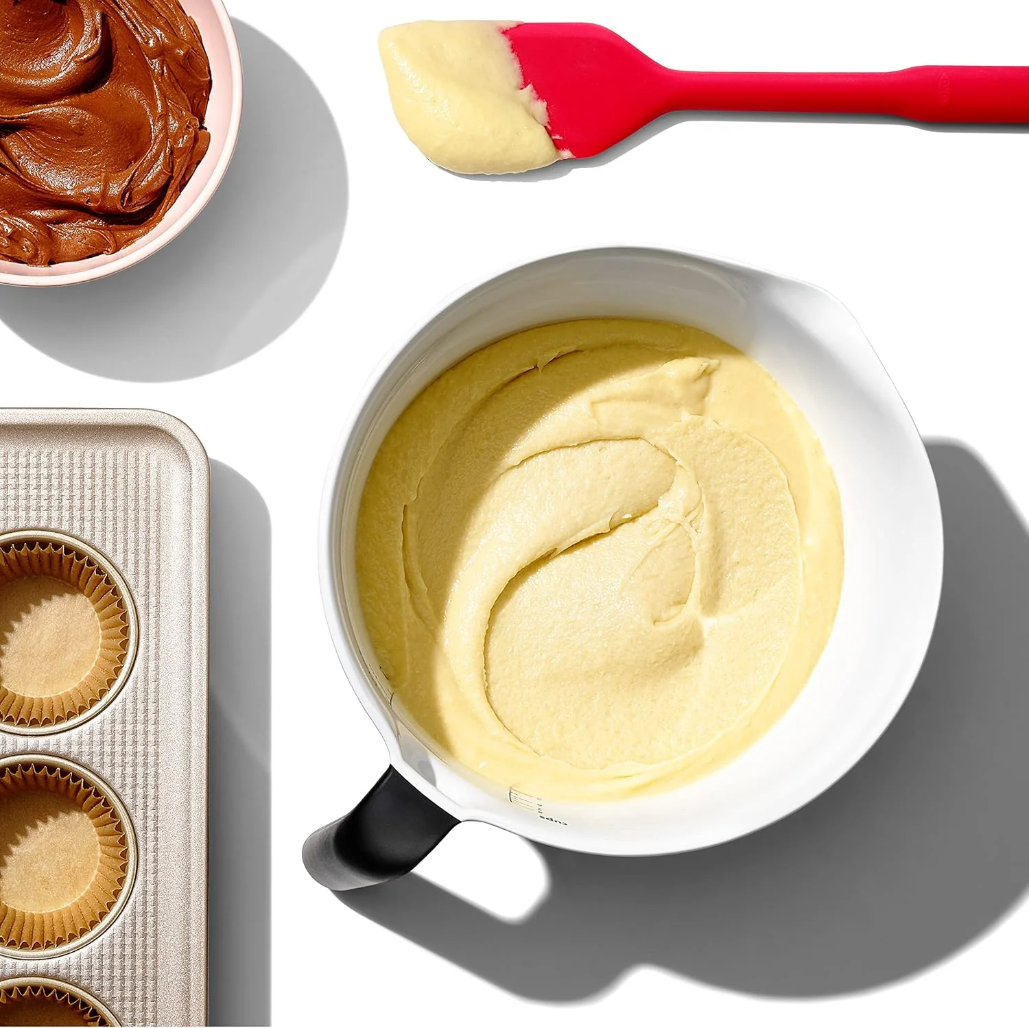 Batter Bowl With Lid | 2QT | White | OXO Good Grips - Image 3
