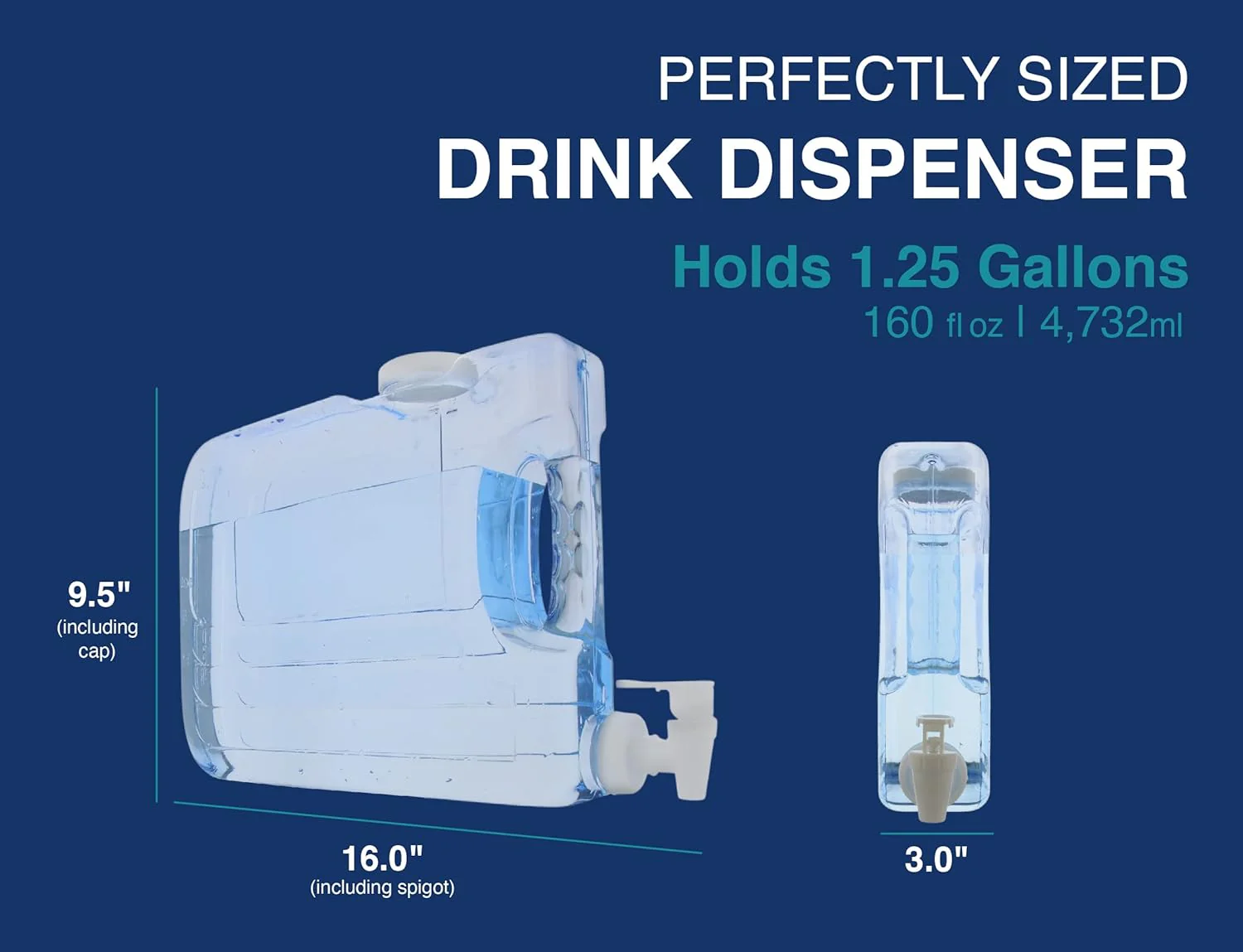 Beverage Fridge Dispenser 1.25 Gal Arrow - Image 2