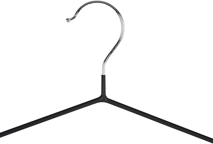 Black No-Slip Metal Hanger 12PK - Image 4