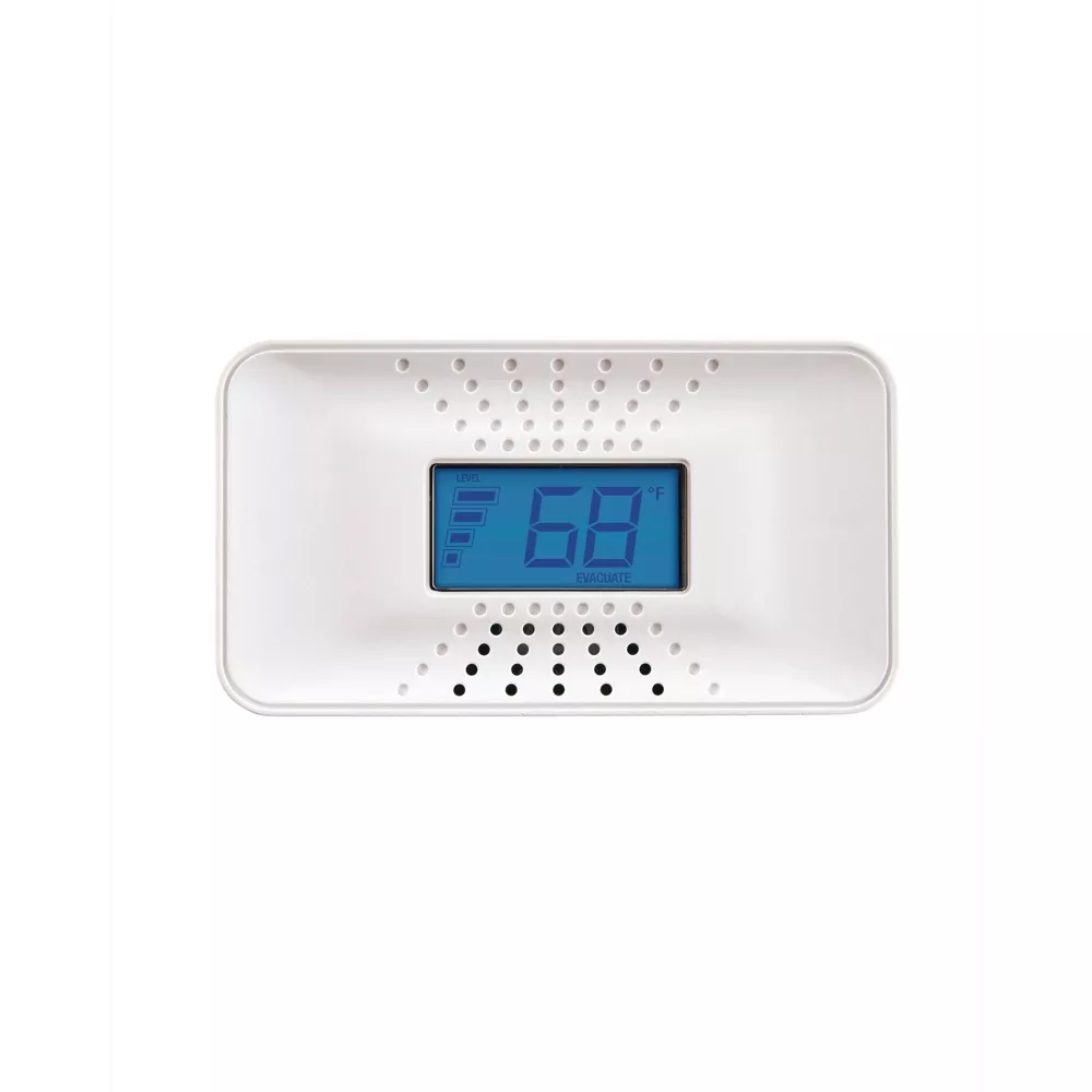 Carbon Monoxide Detector w/Digital Temperature Display Lithium Battery 10 Year Battery - Image 5