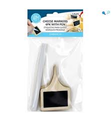 Cheese Markers 4pk w/Pen R&M International