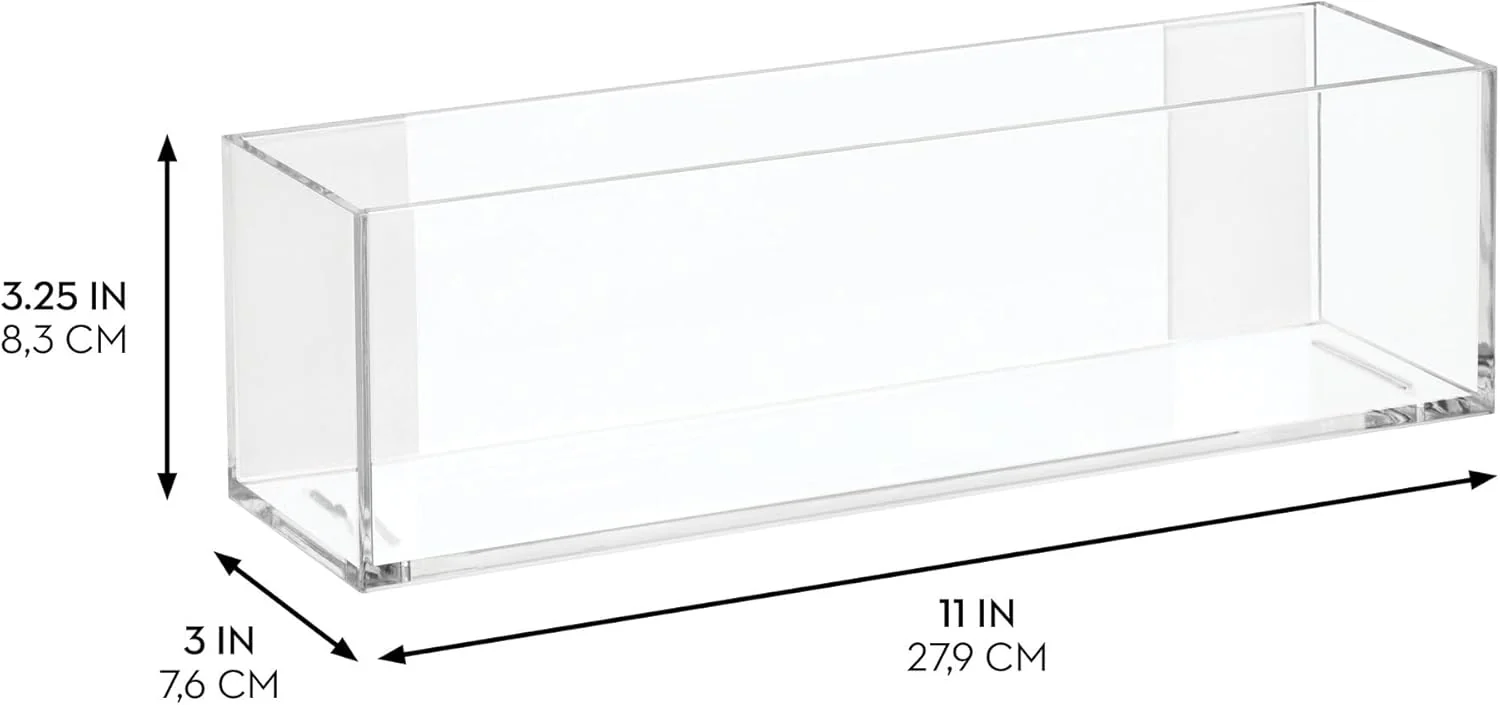 Clear Adhesive Organizer Bin 3x11 - Image 3