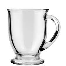 Coffee Mug Glass 16oz Anchor Hocking