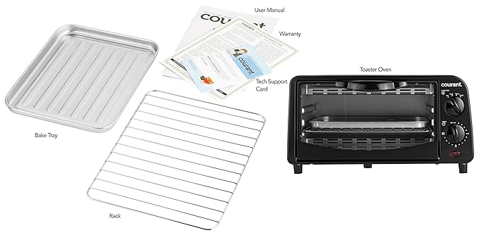 Countertop Toaster Oven 4 Slice Courant - Image 4