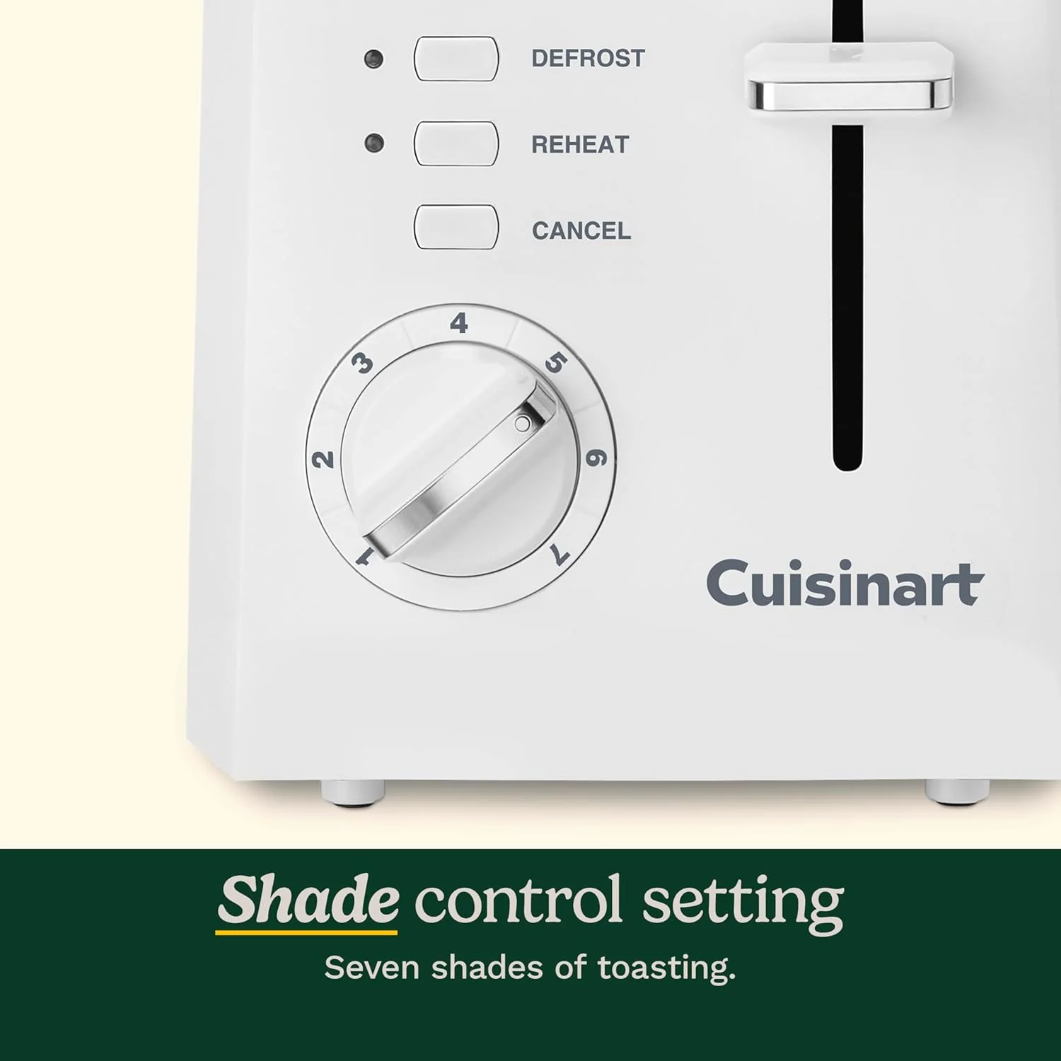 Cuisinart 2 Slice Toaster White - Image 3