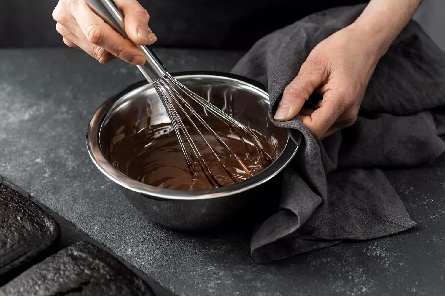 Deep Mixing Bowl | 16QT | Stainless Steel | Silver | YBM Home - Image 3
