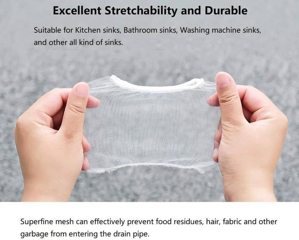 Disposable Sink Strainers 50pc Cozy Home - Image 2