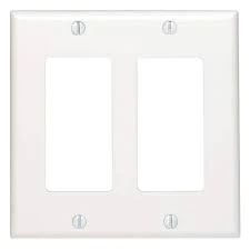 Double Flat Switch Plate Eaton