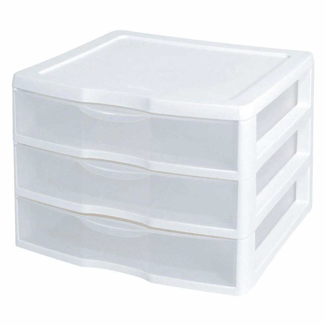 Wide 3 Drawer Unit