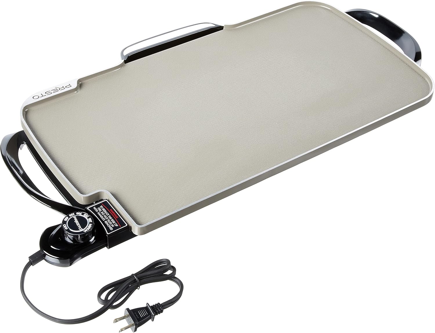 Electric Griddle w/Removable Handle (23" x 12") Presto - Image 5