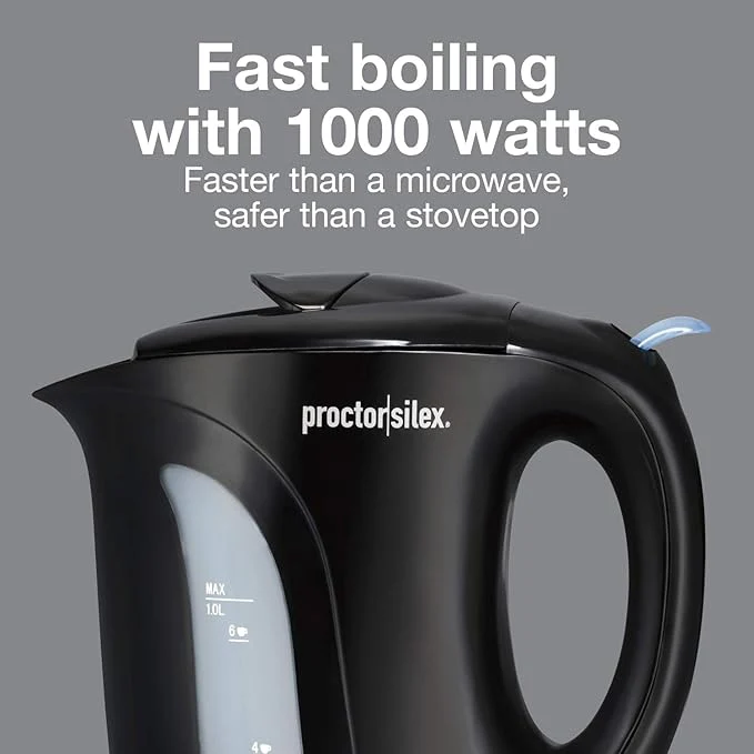 Electric Kettle 1L Black Proctor Silex - Image 3