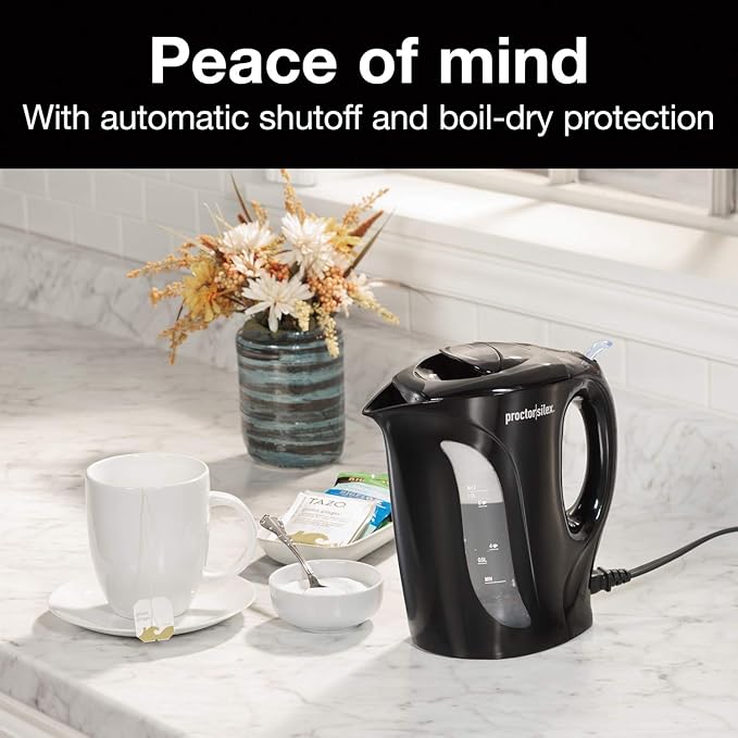 Electric Kettle 1L Black Proctor Silex - Image 4