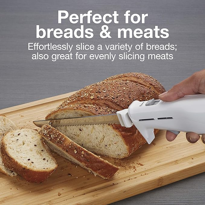 Proctor Silex Electric Knife | Serrated Blade | Model 74311 | White - Image 3