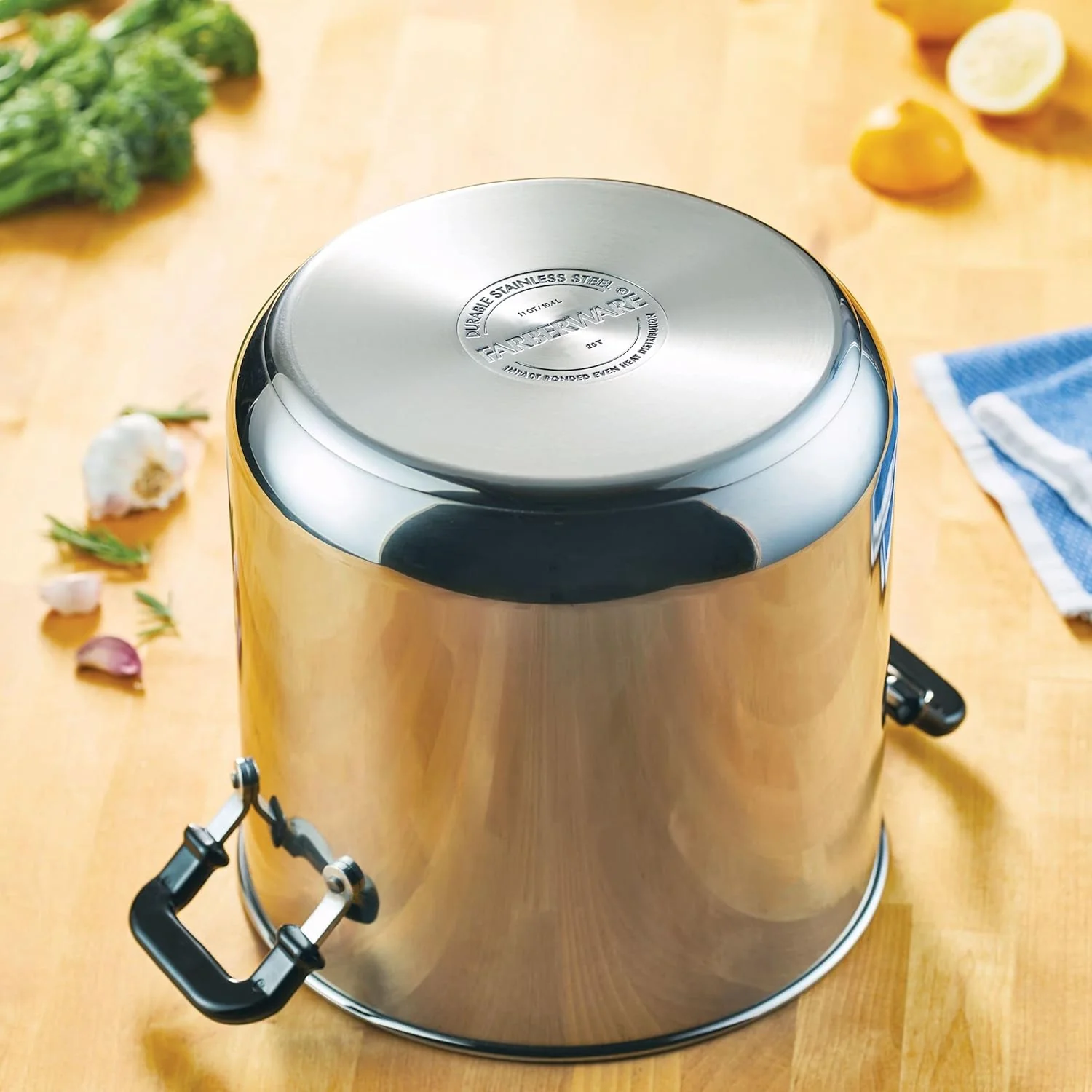 11QT Farberware Pot With Glass Cover - Image 2
