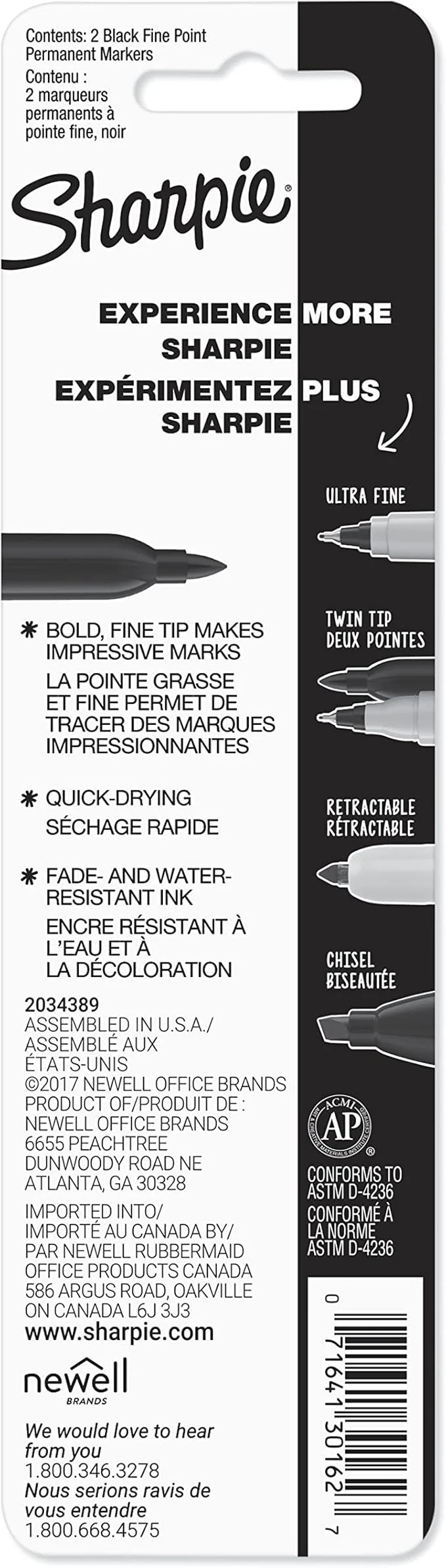 Fine Permanent Marker 2PK Sharpie - Image 4