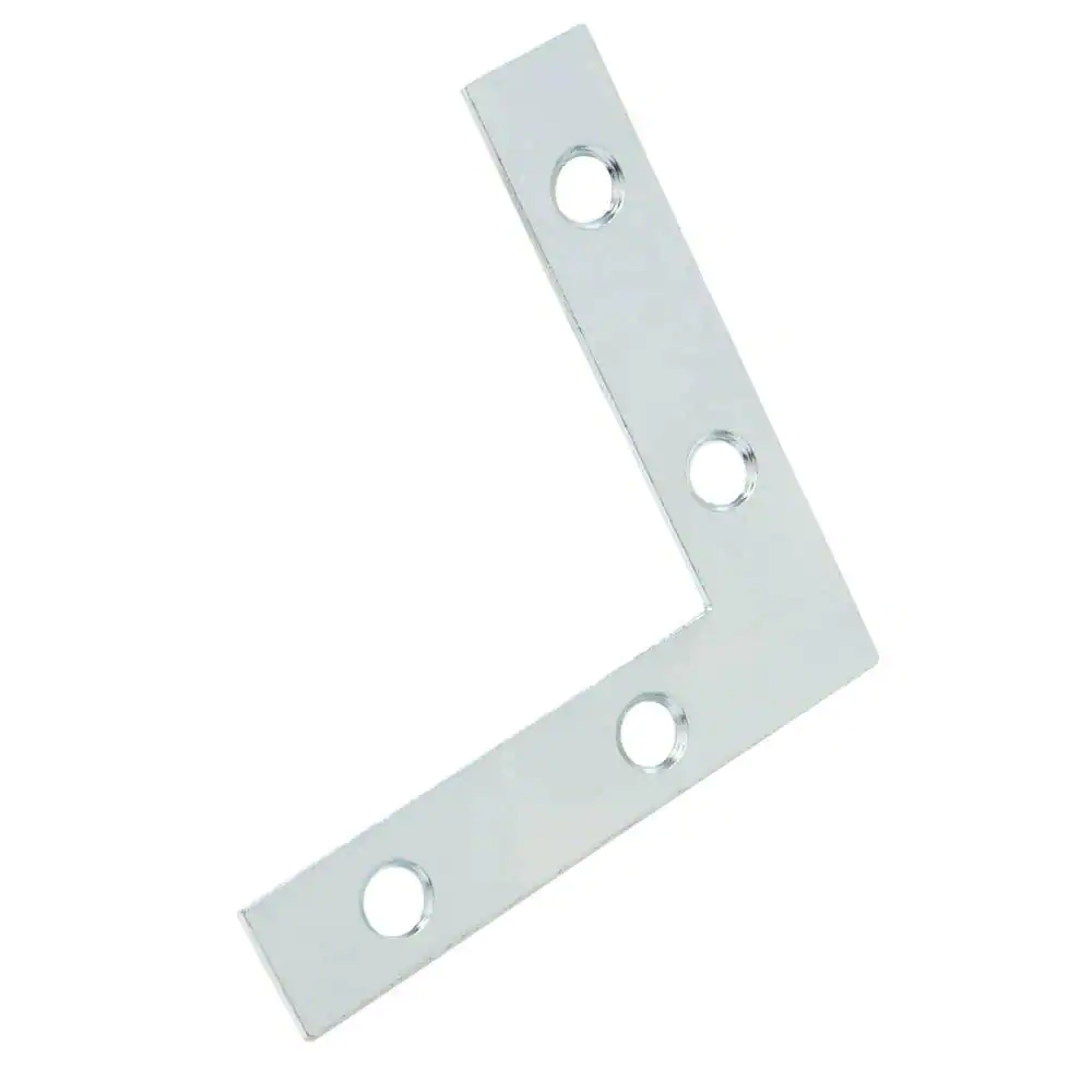 Flat Corner Plate 2" 4pk