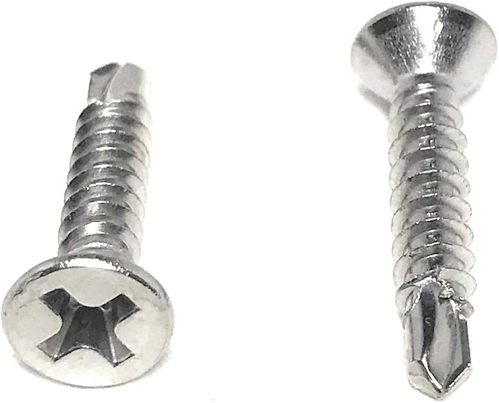 (6 x 3/4) Sheet Metal Flat Tek Screw 10PC