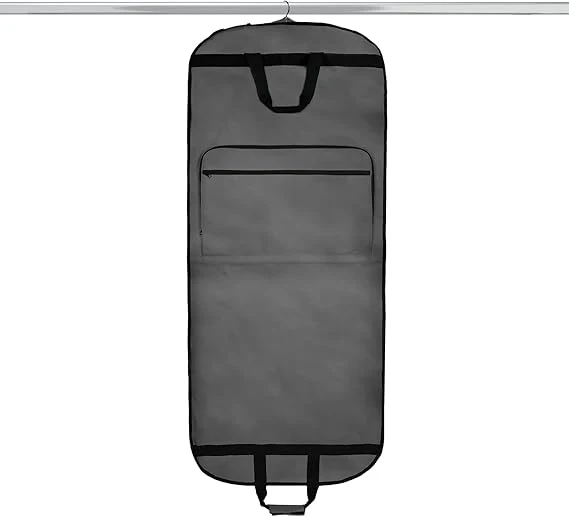 Garment Bag For Suit/Dresses Grey - Image 4