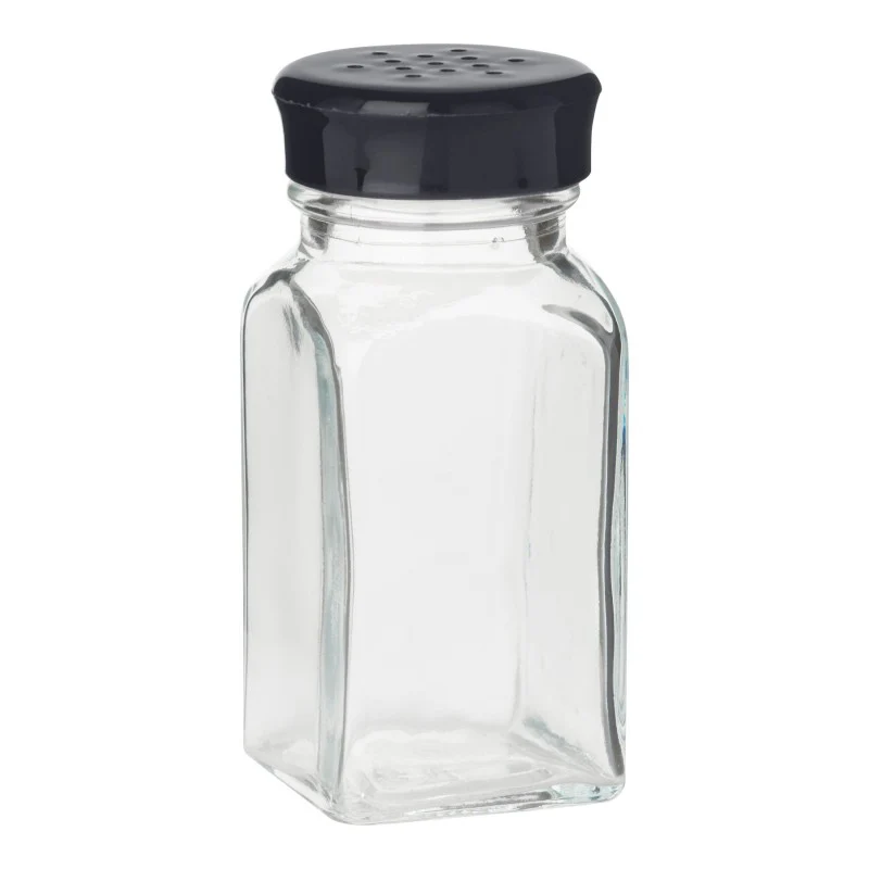 Glass Salt and Pepper Shaker | 3.25" | Black | Trudeau - Image 4