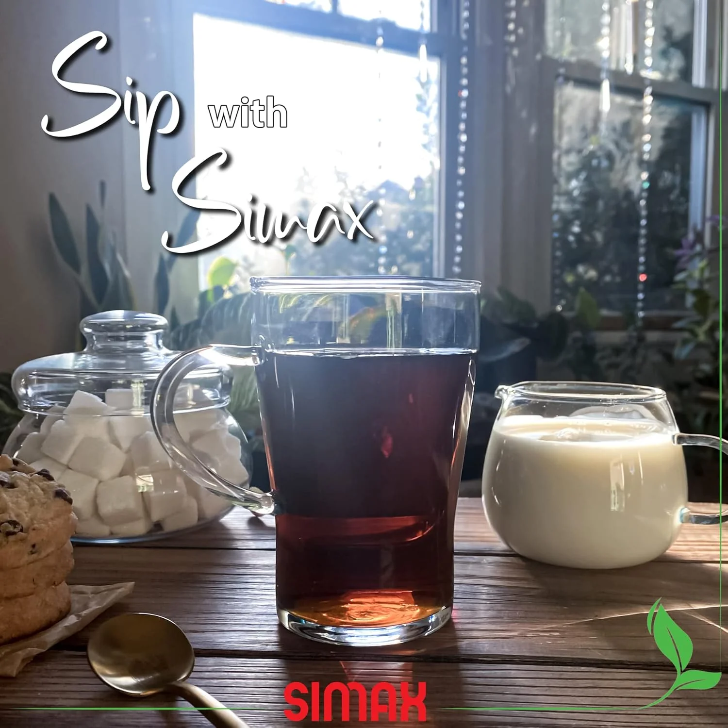 Glass Sugar Bowl | 16 oz/ 0.5 Litre | Transparent | SIMAX - Image 2