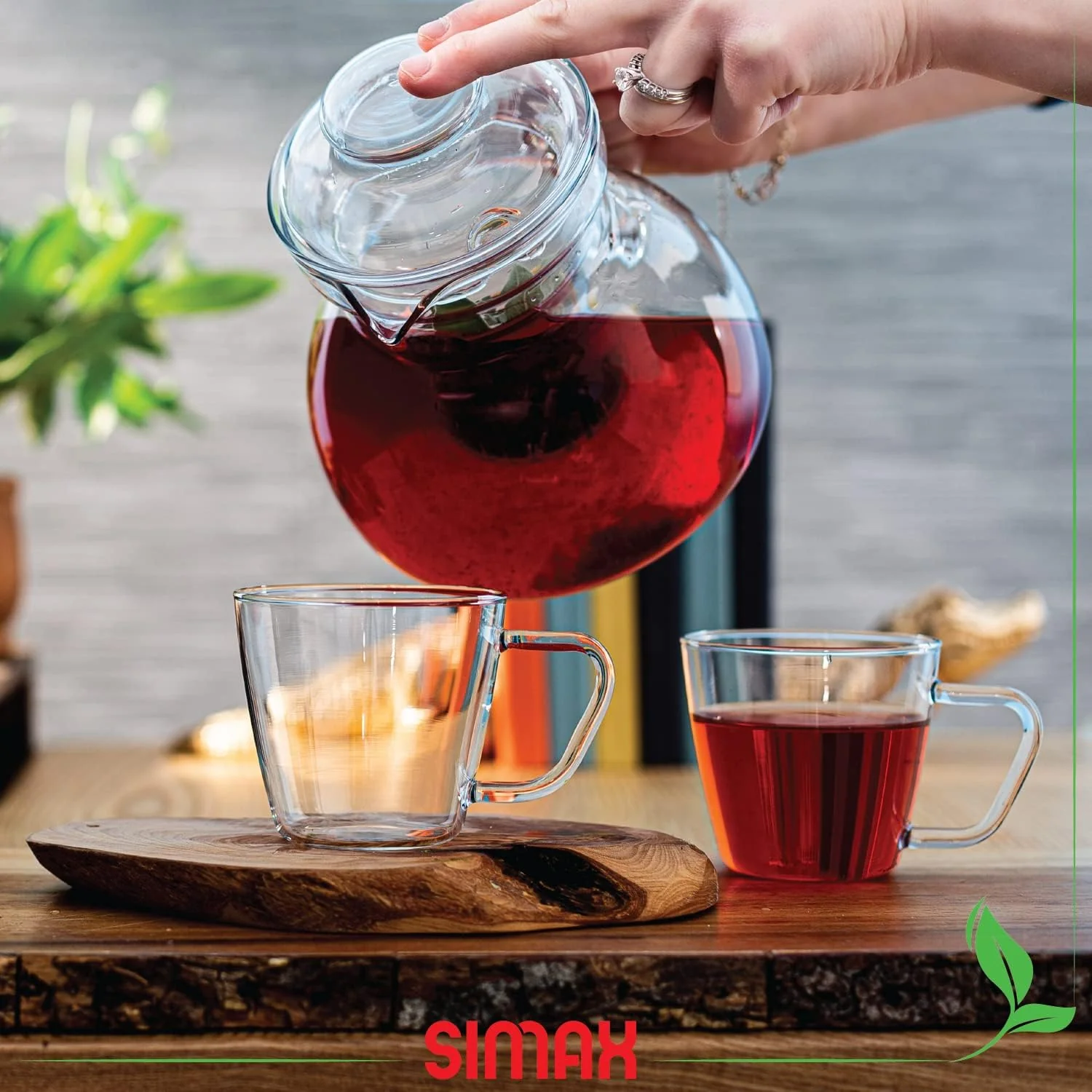 Glass Teapot for Stovetop | Glass Tea Kettle | 1QT | Simax - Image 2