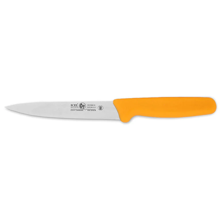 ICEL 5.5" Straight Utility Knife - Pointy Tip - Image 2