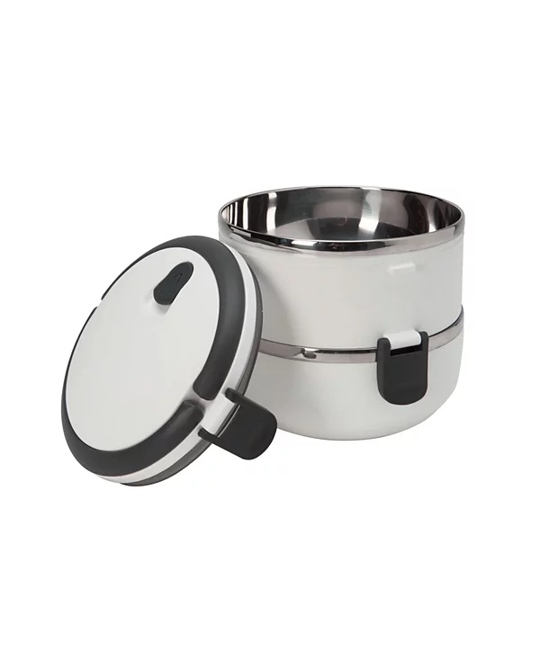 Insulated Lunch Box Stainless Steel | 2 Tier | Kitchen Details - Image 4