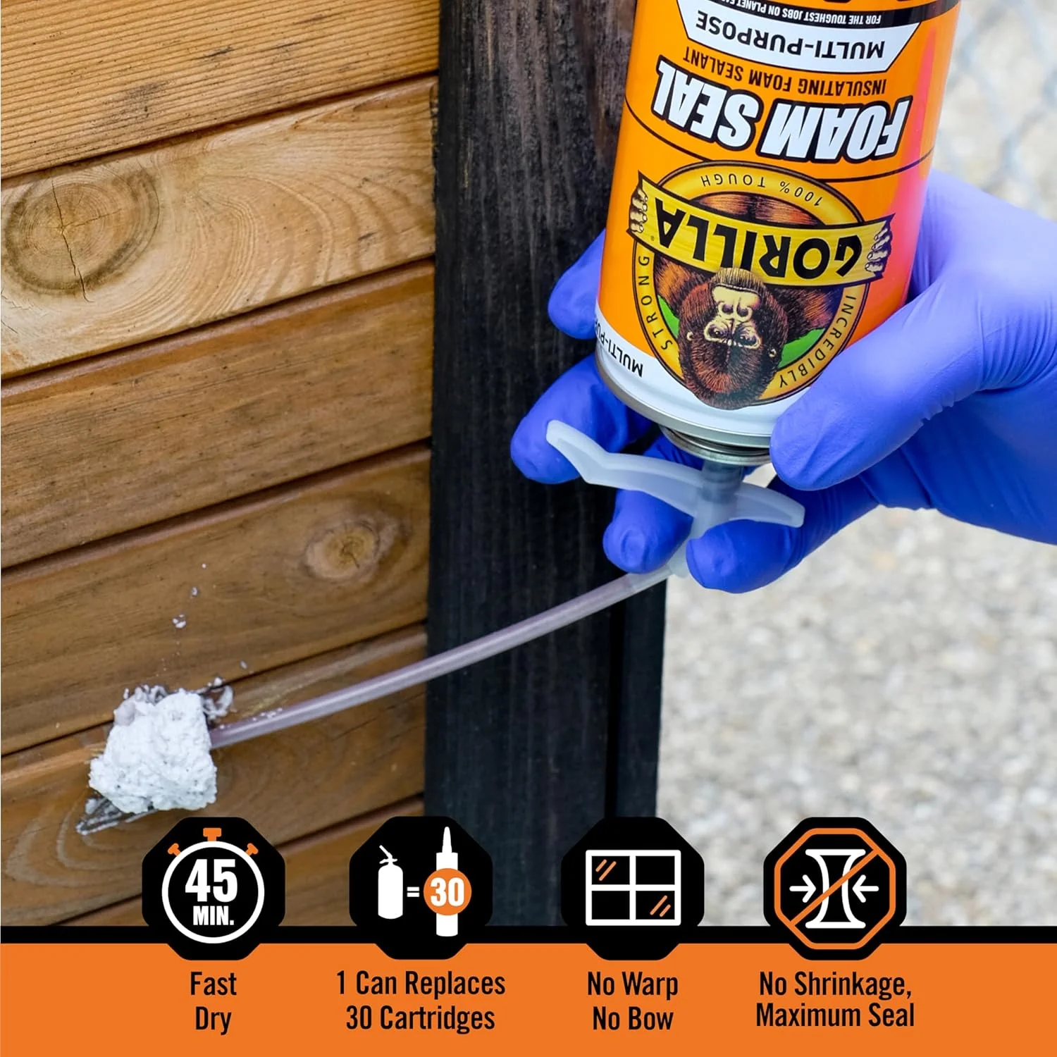 Insulating Foam Sealant 12 oz | Multi-Purpose | Gorilla - Image 6