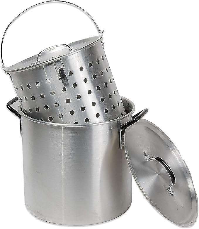 Aluminum Kashering Pot with Cover | Ner Mitzvah - Image 2