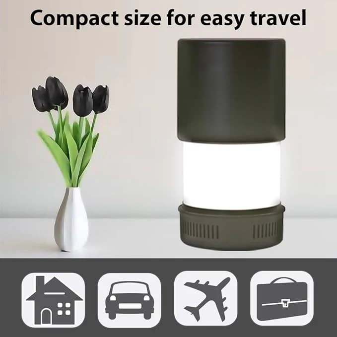 KosherLamp 360 Black | Shabbos LED Lamp for Travel - Image 3