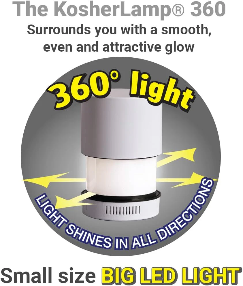 Kosher Lamp 360 White Kosher Innovations - Image 4
