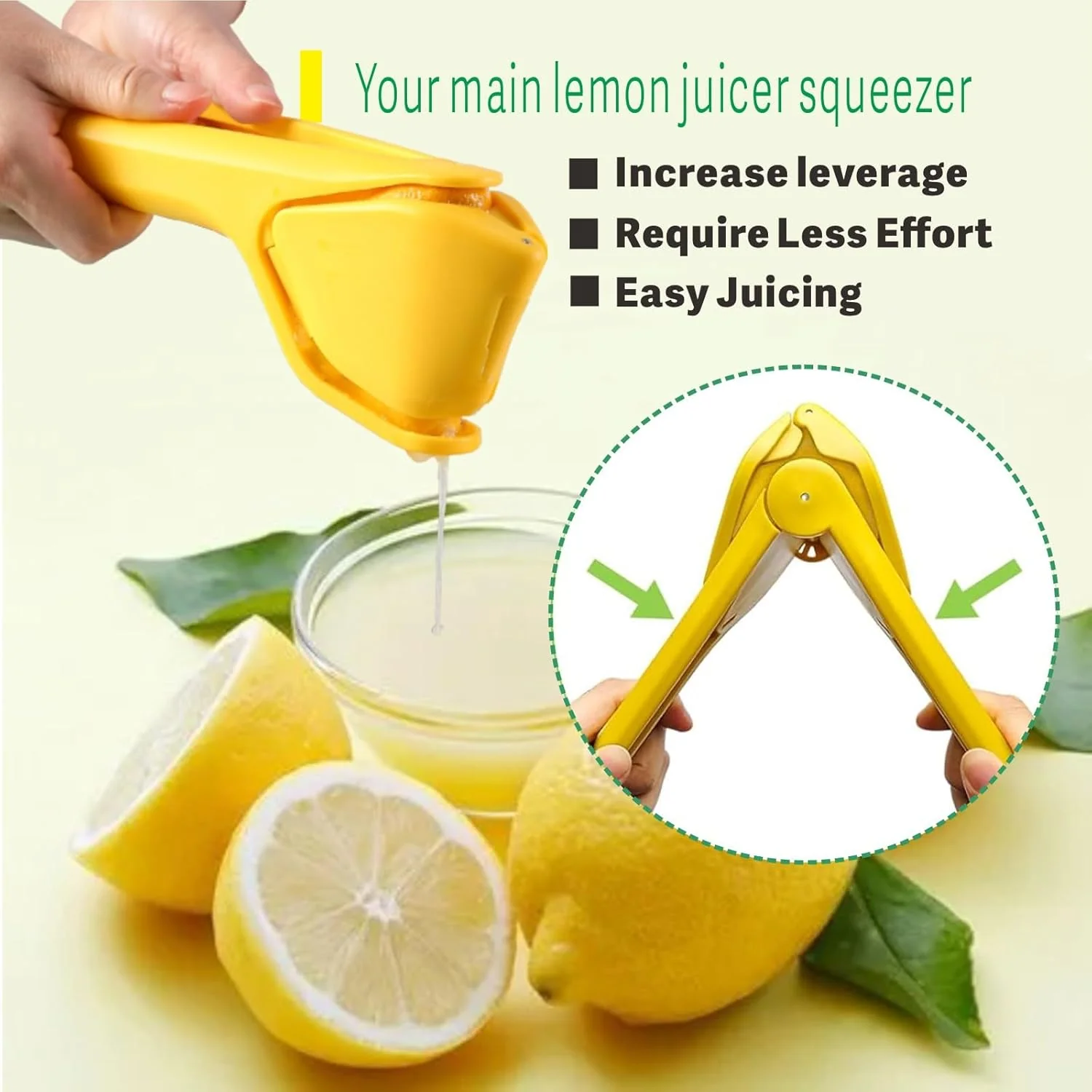 Lemon Squeezer Manual | Yellow | Kosher Cook - Image 3