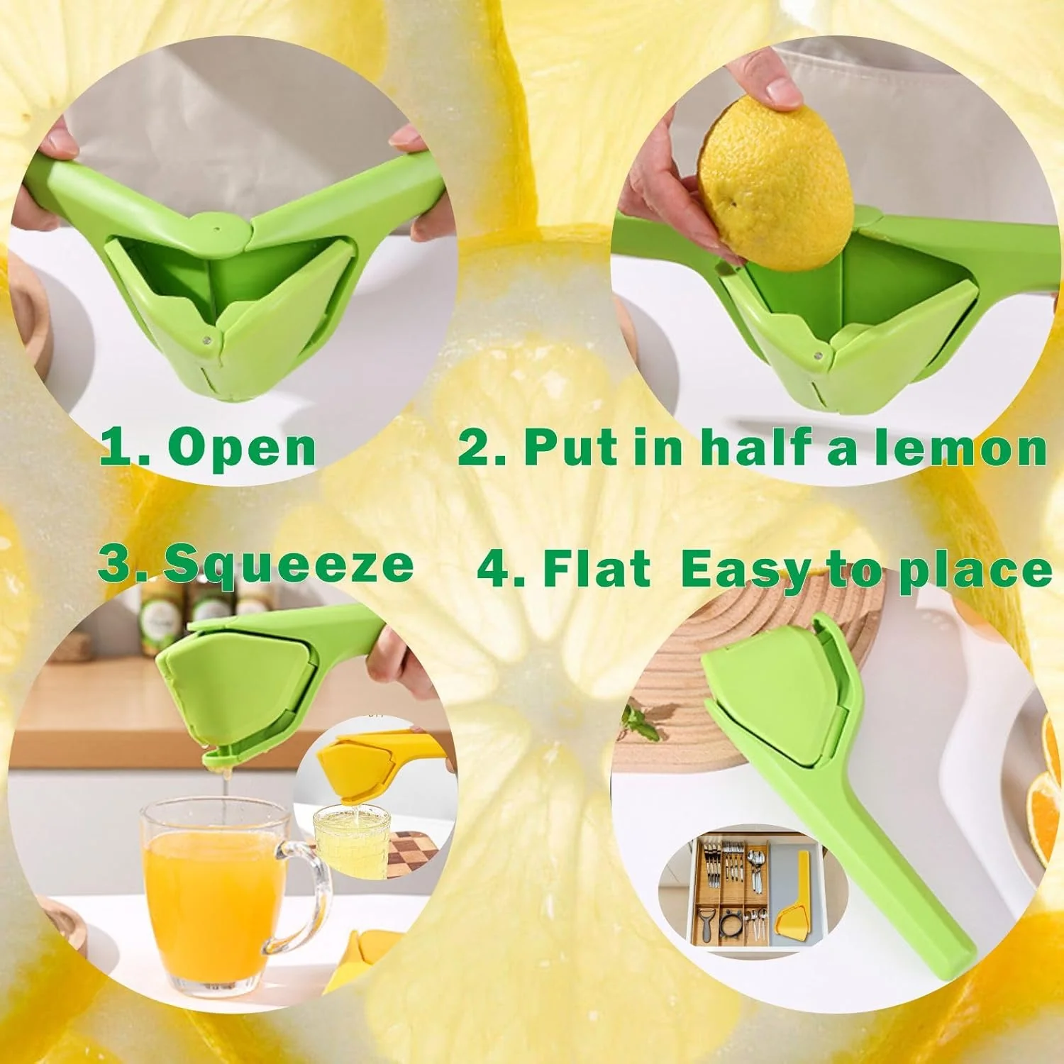 Lemon Squeezer Manual | Yellow | Kosher Cook - Image 5