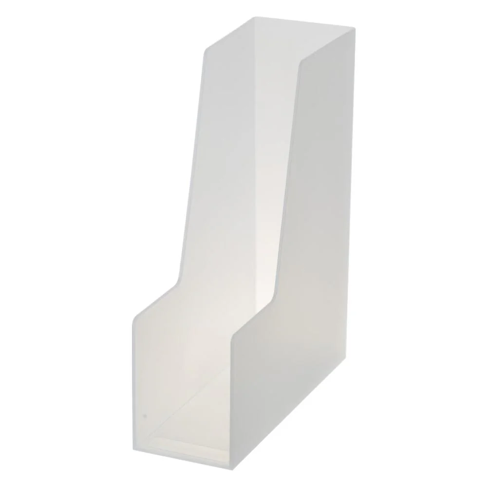 Magazine Holder Frosty Plastic YBM