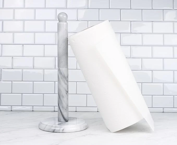 Countertop Paper Towel Holder | Marble | 5.13 x 12.75 | RSVP - Image 2