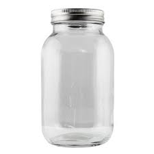 Mason Glass Jar 32oz Kayali