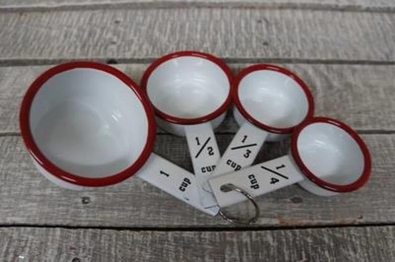 Measuring Cup Red Rim DNS Designs