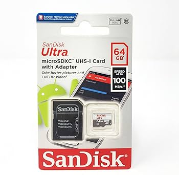 Micro SD Card 64GB San Disk