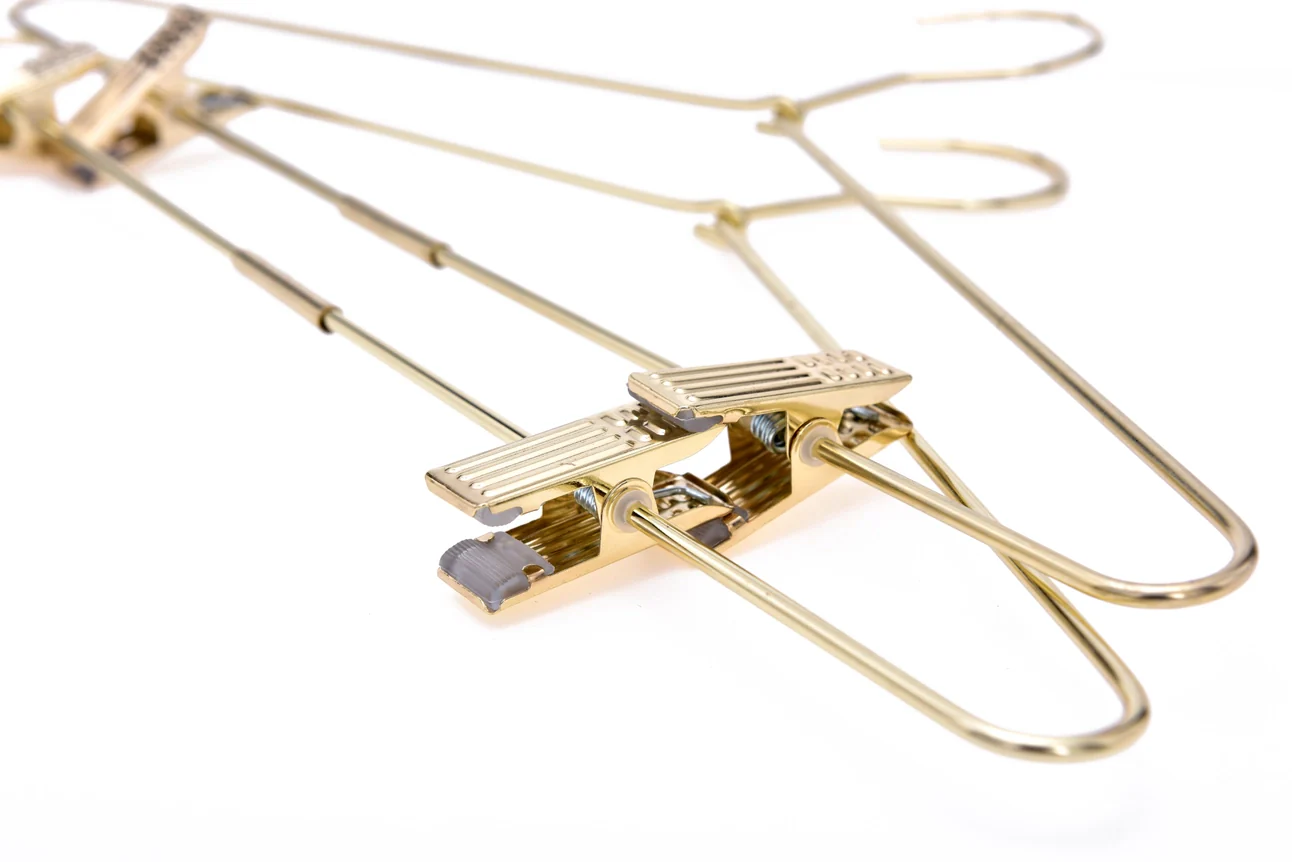 Modern Gold Skirt Hangers 5PK - Quality Hangers - Image 4