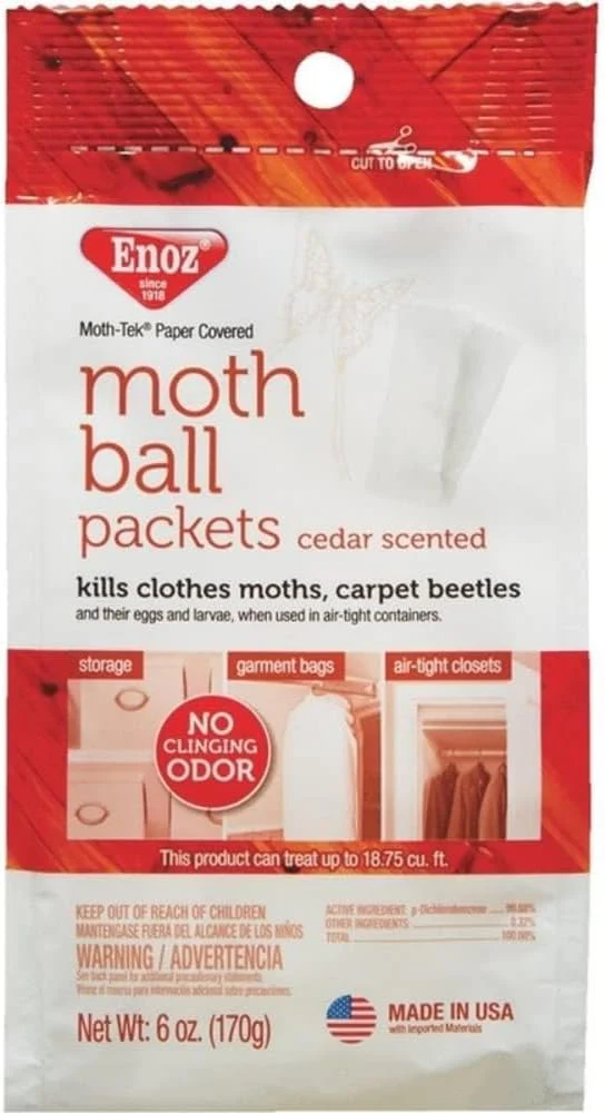 Moth Ball Packets Cedar Scented Enoz